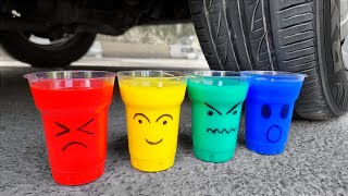 EXPERIMENT BEST CRUSHING THINGS WITH CAR CAR VS TOYS BALLOONS JELLY AND SLIME [upl. by Mannos]