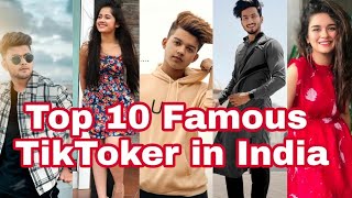 Top 10 Famous TikToker in India  September 2019 list  Who is no 1 tik tok Star🌟 [upl. by Olegna164]