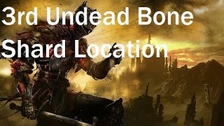 Dark Souls 3  3rd Undead Bone Shard  Location Keep Ruins Bonfire [upl. by Nerad]