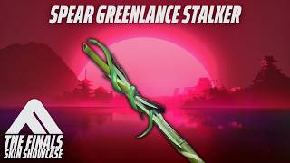 SPEAR GREENLANCE STALKER Skin Review  The Finals Season 3 Battle Pass [upl. by Tildi]