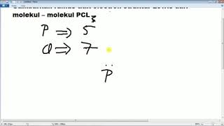 menggambar rumus titik elektron struktur Lewis dari PCl3 [upl. by Mays]