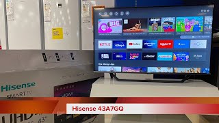 Hisense 43A7GQ kicsomagolás és bemutató [upl. by Plafker]