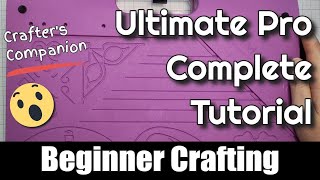 How to use every feature of Crafters Companion Ultimate Pro crafting tool Full tutorial artawry [upl. by Enitsugua476]