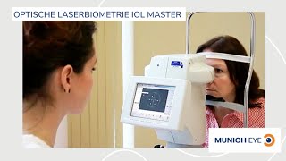 Optische Biometrie IOL Master  MUNICH EYE [upl. by Mordecai984]