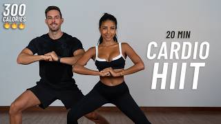 20 MIN CARDIO HIIT WORKOUT  ALL STANDING  Full Body No Equipment No Repeats [upl. by Pulcheria]