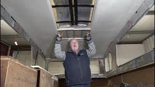 Restoring a 27 ft cruiser boat  Episode 33 Ceiling amp Side Panels [upl. by Broderic]