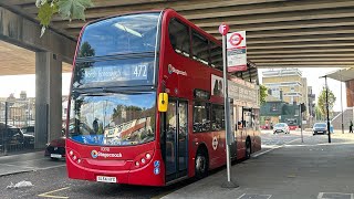 Euro 6 Journey on Route 472 to North Greenwich Stagecoach London 10198 SL64HYX [upl. by Etnohs330]