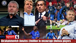 💯🔥ABRAMOVICH DONATES 1 MILLION TO BOOST CHELSEA PLAYERS✅🔥💯 [upl. by Patience198]