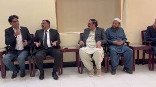 Mohsan Raza President District Bar Association Sargodha meet [upl. by Garvey]