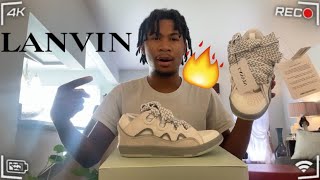 LANVIN CURB SNEAKER REVIEW  TRY ON  THESE ARE HEAT 🤯🔥‼️ [upl. by Skardol]