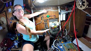 DIY Diesel Fuel Polishing System For Our Boat  Sailboat Story 222 [upl. by Leirua930]