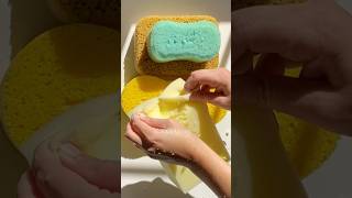 ASMR bulk dry foam sponge ripping  crispy sounds satisfying [upl. by Woodley189]