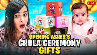 Opening ASHERS Chola Ceremony GIFTS  GOLD Cars amp TOYS [upl. by Tristram]