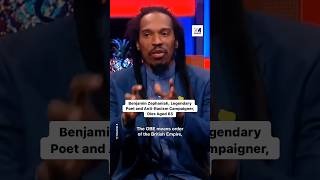 Legendary Poet Benjamin Zephaniah Dies Aged 65 [upl. by Tadio]