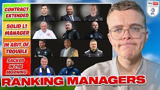 RANKING EVERY 20232024 LEAGUE ONE MANAGER TIERMAKER [upl. by Astor]