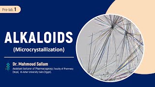 Phytochemistry 2 Alkaloids Microcrystal tests [upl. by Adlay815]