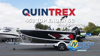 Quintrex 450 Top Ender  Available at JV Marine World [upl. by Eshman599]