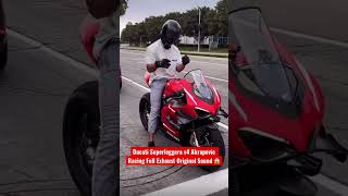 Akrapovic Racing Full Exhaust  Ducati Superleggera V4  Original Sound  15 cr SuperBike  Dream [upl. by Twum469]