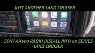 Installing a Modern Sound System in my Old Truck Toyota Land Cruiser 80 [upl. by Nylhtak]