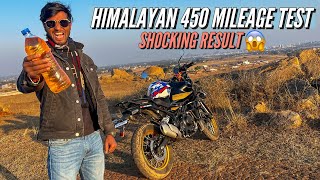 HIMALAYAN 450 MILEAGE TEST 😱 SHOCKING RESULT 😳 [upl. by Jarib]