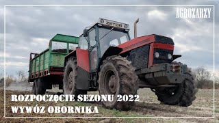 ✅Rozpoczęcie sezonu 2022🔥Wywóz obornika🚜✅🔥 [upl. by Haimorej672]