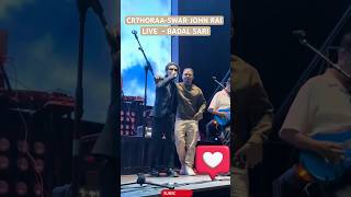 CR7HORAASWARJOHN RAI in same stage❤️”BADAL SARI” cr7horaa swar johnchamling shorts subscribe [upl. by Naj]