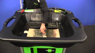 THE SW37 MOBILE HEAVYWEIGHT  SMARTWASHER BIOREMEDIATING parts washer [upl. by Idaf490]