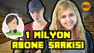 MINECRAFT EVİ  1 MİLYON ABONE ŞARKISI  Bak Ne Söylicem [upl. by Nunciata]