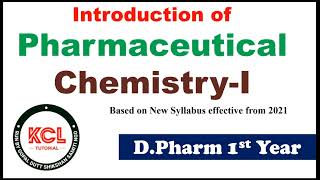 Lectures of Pharmaceutical ChemistryI DPharm 1st Year Bases on New syllabus effective from 2021 [upl. by Ermey895]