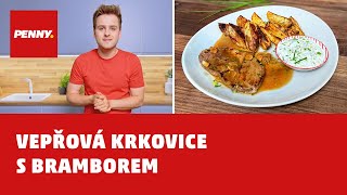 RECEPT  Vepřová krkovice s bramborem [upl. by Amari]