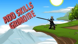 AQW  How to ADD SKILLS to Grimoire [upl. by Olnay]