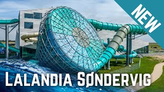 All Water Slides at Lalandia Søndervig  Denmarks Newest Water Park [upl. by Sibell759]