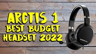 SteelSeries Arctis 1 Review amp Mic Test  BEST BUDGET HEADSET [upl. by Atnad]