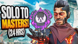 Solo to Masters in 24 Hours Mirage ONLY Apex Legends speed run [upl. by Sigismondo]