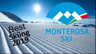 Best Skiing 2019 Monterosa Ski Italy [upl. by Mail]