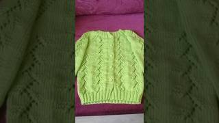 Very stylish handknitting baby sweater design [upl. by Aray]