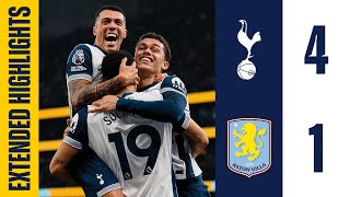 Tottenham Hotspur 41 Aston Villa  Extended Premier League Highlights [upl. by Sydney]