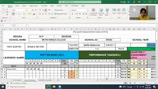 Grading system With quarterly assessment 2022 2023 [upl. by Evanthe]