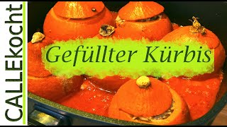 Gefüllter Kürbis auf Tomatensoße  Omas bestes Rezept [upl. by Amena]