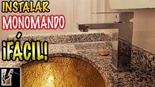 🚰 Cómo Instalar MONOMANDO para lavamanos FÁCIL🚰 Instalaciones [upl. by Viola228]