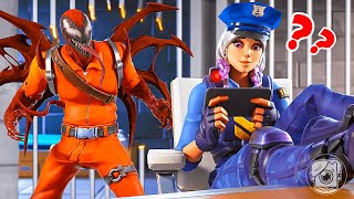 CARNAGE EXTREME PRISON ESCAPE Fortnite Cops amp Robbers [upl. by Anyrtak]