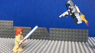 LEGO Jango Fett vs Obi Wan Kenobi  Part 1 [upl. by Betty]