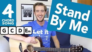 Stand By Me Guitar Tutorial  Easy Guitar Songs for Beginners  How To Play Guitar Songs [upl. by Lyndsay247]