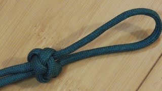 How To Tie A Decorative Paracord Diamond KnotKnife Lanyard Knot [upl. by Sibylla]