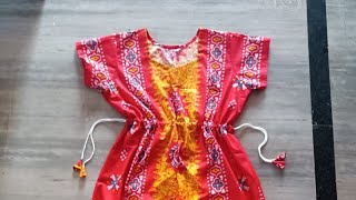 Customised designer nighty stitching tutorial cottonnighty nightyshop [upl. by Oj]