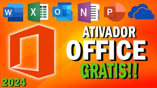 Como ATIVAR o office definitivamente de graça em 2024 [upl. by Llednor]