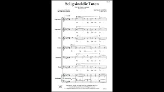 Selig sind die Toten Heinrich Schütz arr Jacob Narverud SSATBB Choir a cappella [upl. by Brock33]