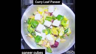 Curry leaf paneer Karuvepillai Paneer Paneer Recipe Curry leaf Paneer fry [upl. by Betsey244]