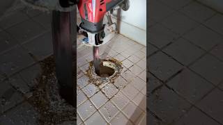 Pvc toilet flange replacement on concrete slab Enjoy 💦 plumbing shortsvideo plumber [upl. by Nazar216]