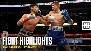 HIGHLIGHTS  Ryan Garcia vs Luke Campbell [upl. by Darice]